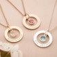 Náhrdelník: Circle Birthstone